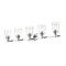 Z-Lite Bohin 5 Light Vanity, Chrome And Clear Seedy 464-5V-CH - alternate 4